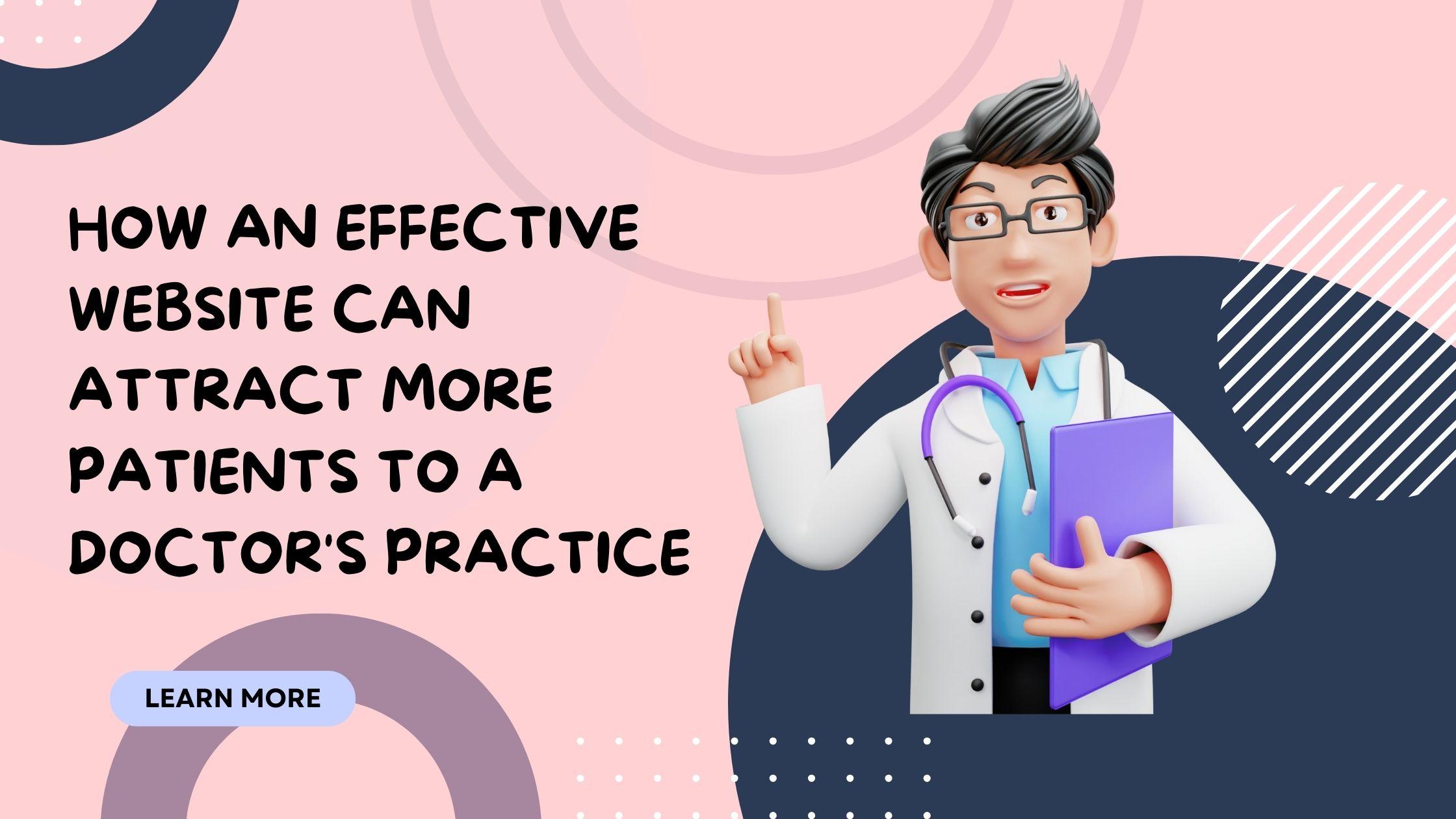 Website for doctros can help scale practice.