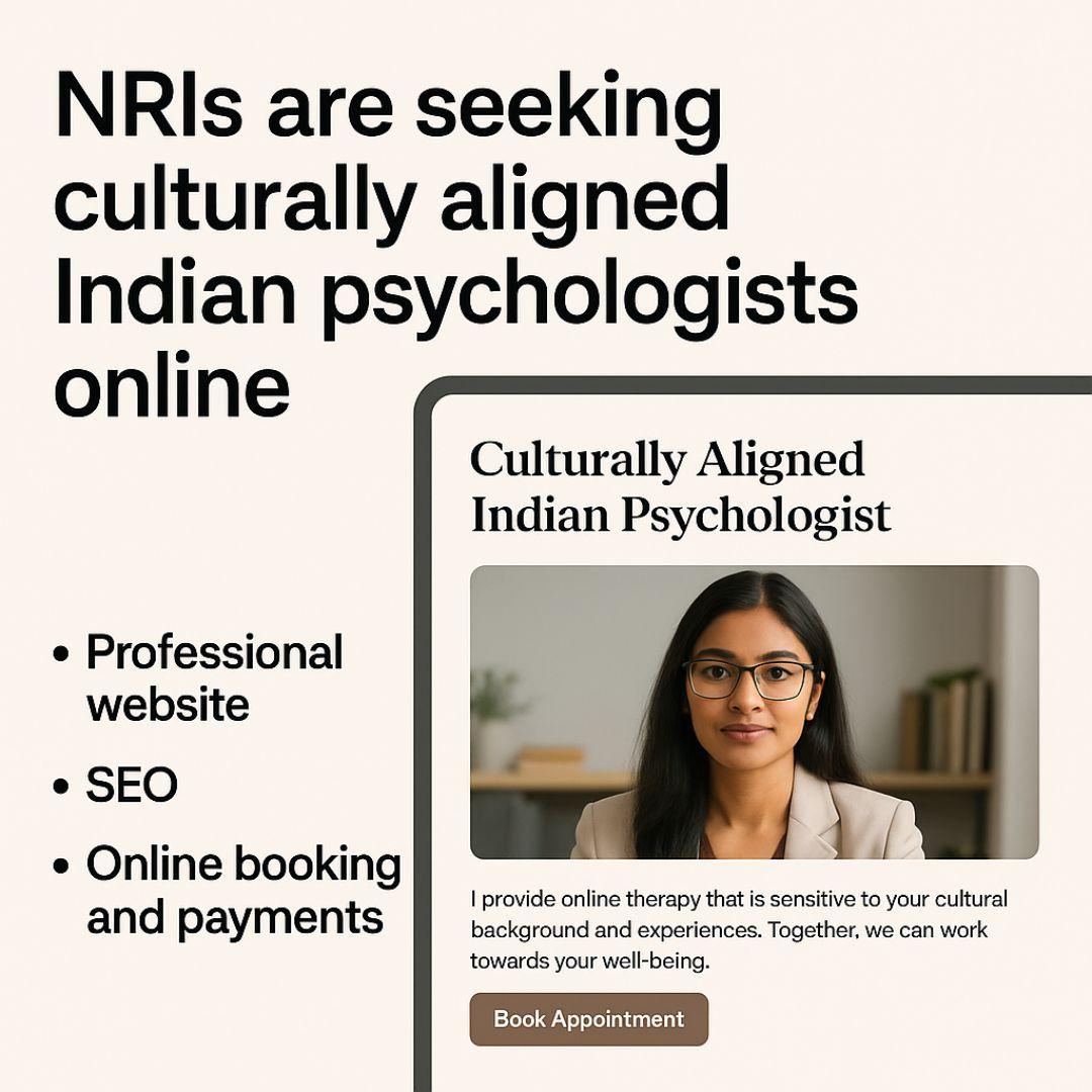 Online Therapy for NRIs - How Indian Psychologists Can Grow