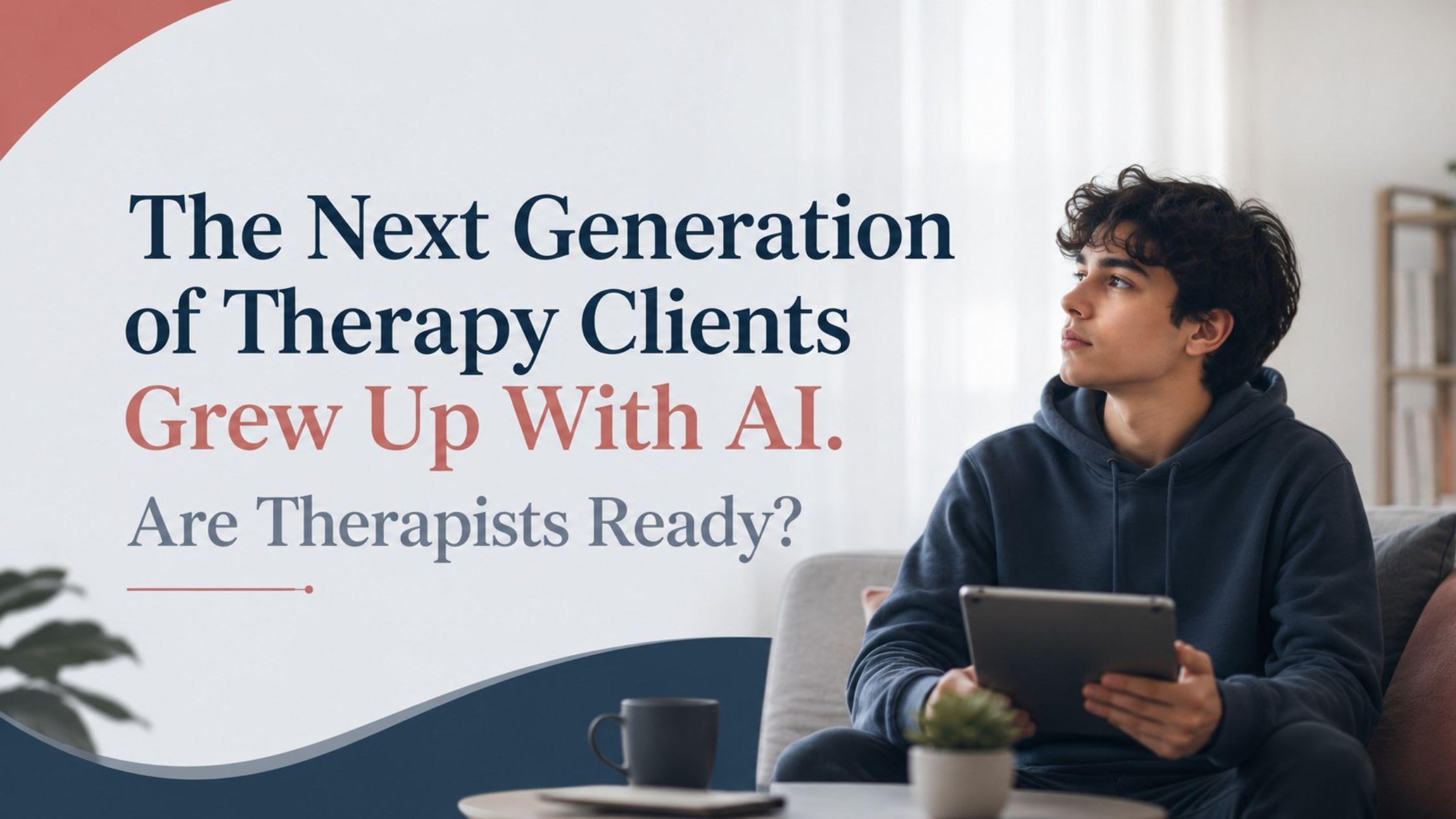 How AI Is Changing the Next Generation of Therapy Clients