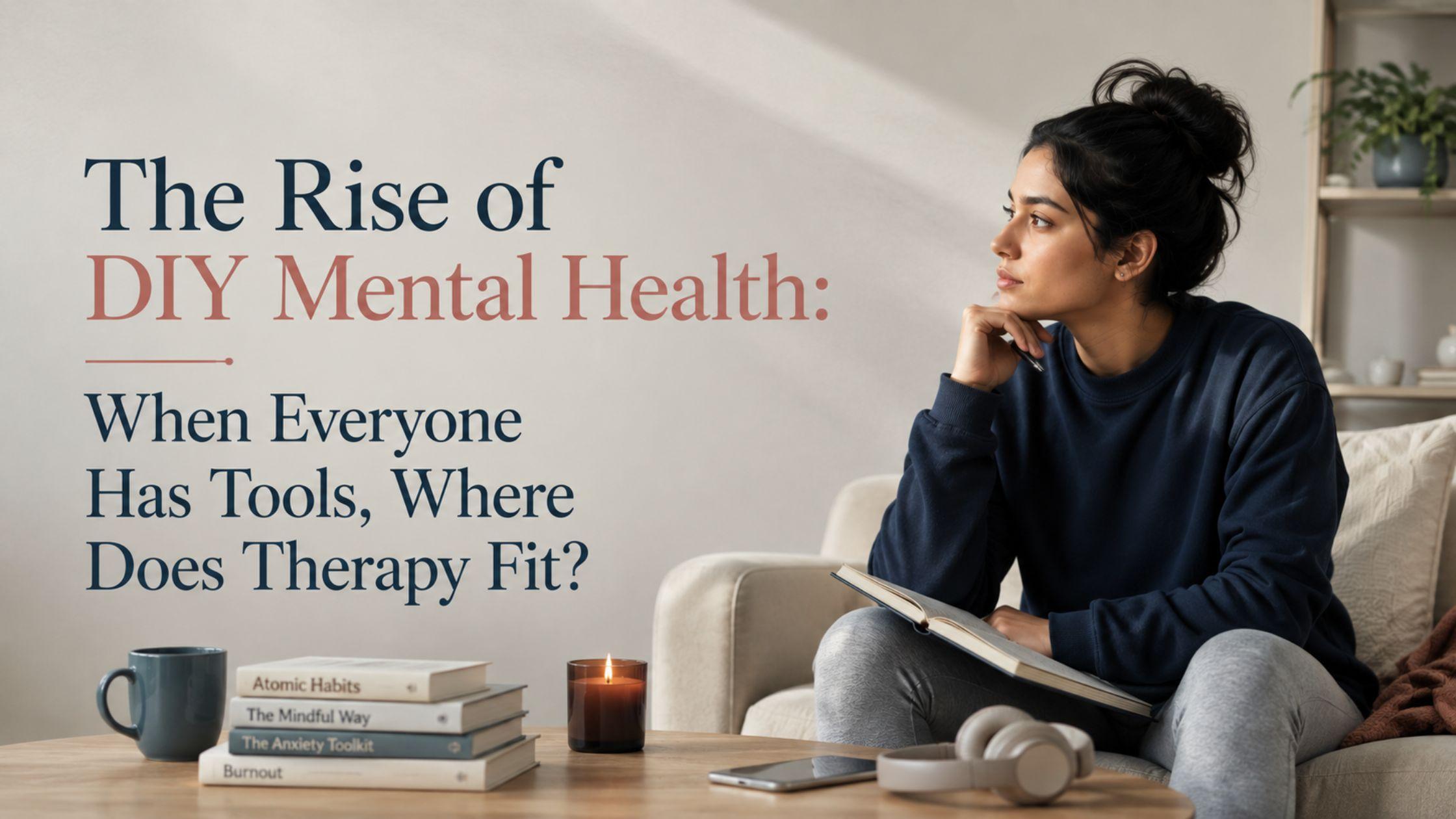 DIY Mental Health Is Rising: Where Does Therapy Fit?
