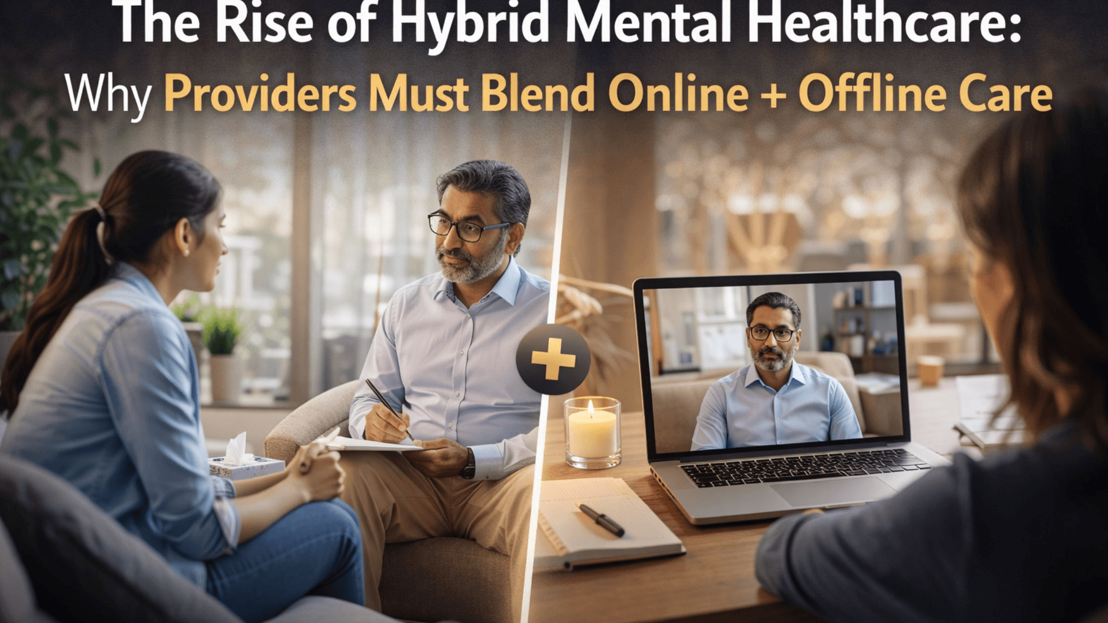Hybrid Mental Healthcare: Why Therapists Must Blend Online & Offline Care