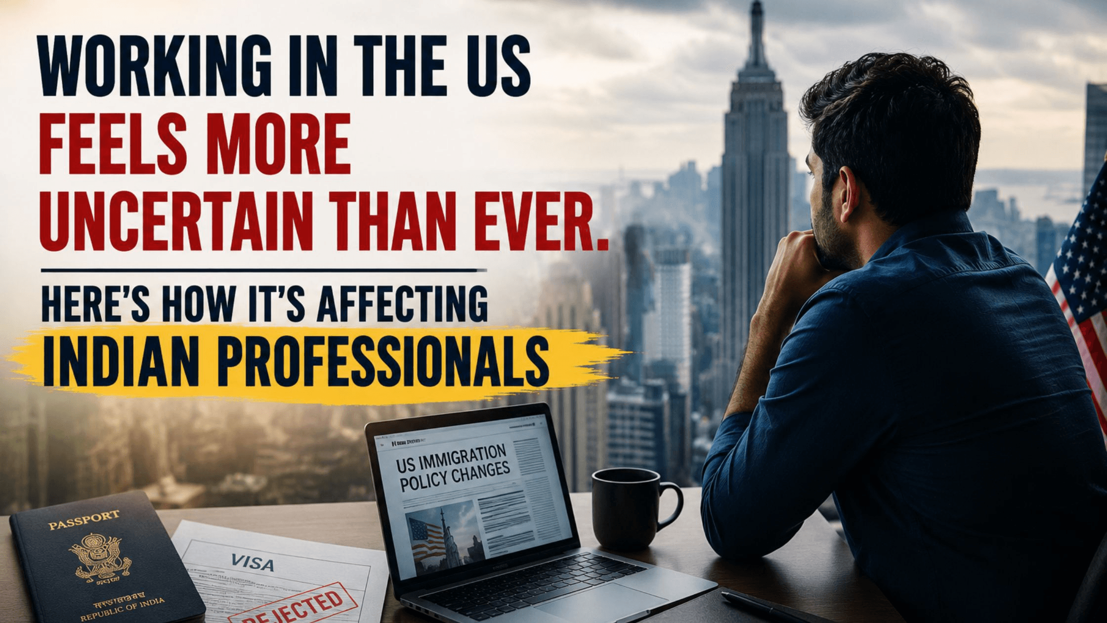 Working in the US Feels More Uncertain Than Ever. Here's How It's Affecting Indian Professionals
